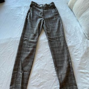 H&M plaid slacks size 4